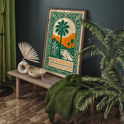 Palm Springs Palm Canyon Drive Poster