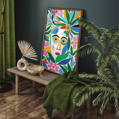 Tropical Paradise, Eclectic Colorful Wall Art