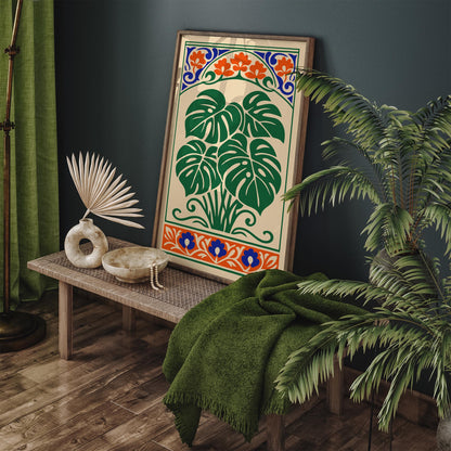 Monstera Plant Wall Art Print