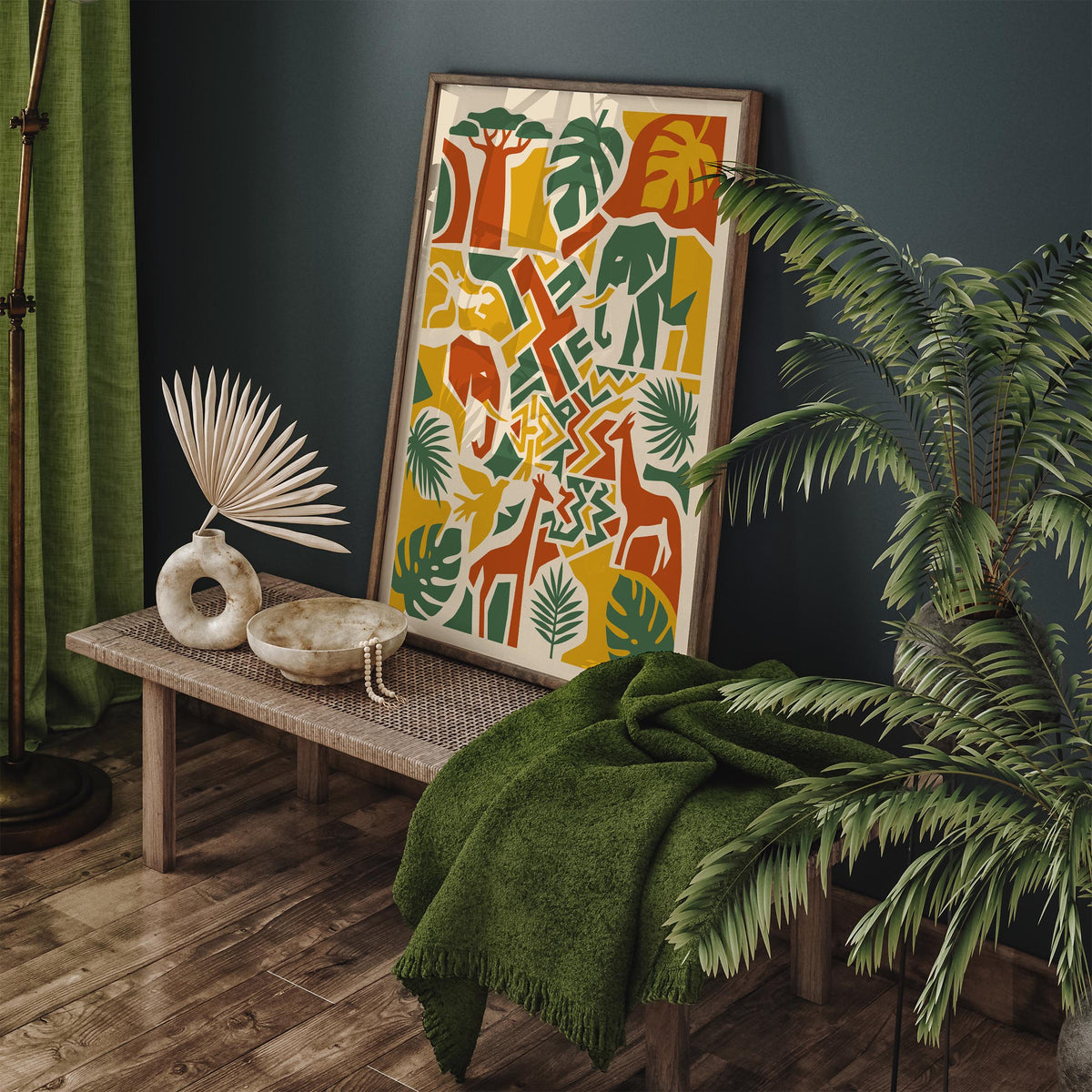 Safari Animals Poster
