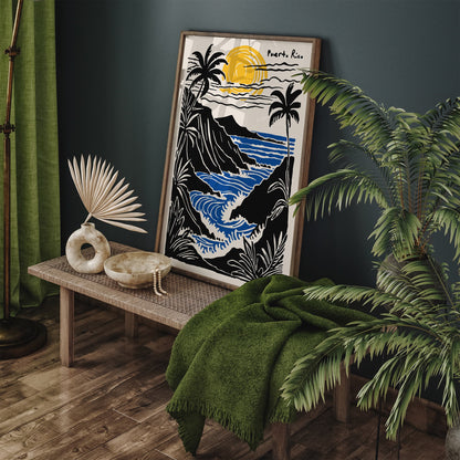 Puerto Rico Travel Poster