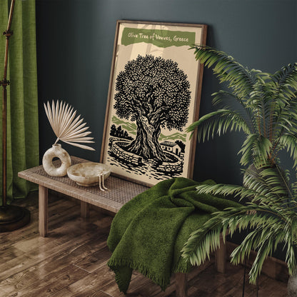 Olive Tree of Vouves Poster