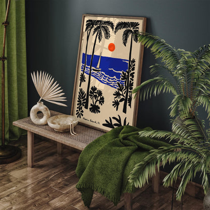 Mexico Beach Florida Travel Poster