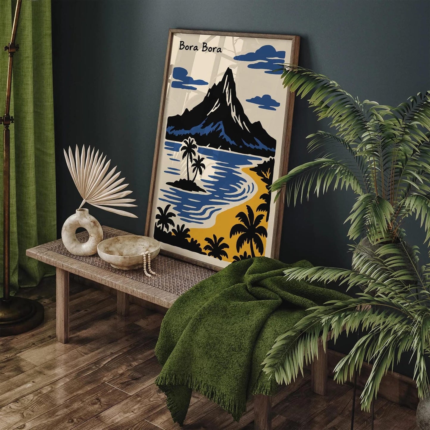 Bora Bora Poster - Honeymoon Gift Idea Wall Art Print