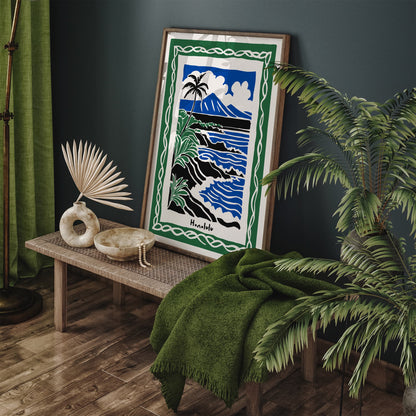 Honolulu Hawaii Landscape Poster