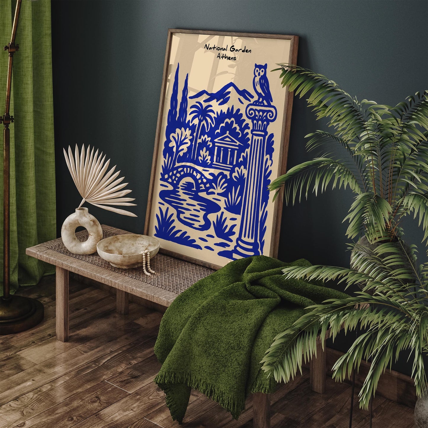 National Garden Athens Poster - Greece Travel Wall Art