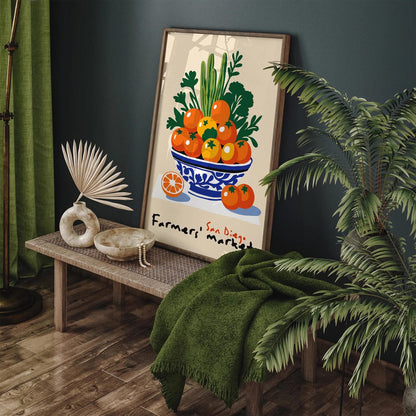 San Diego Farmers Market Poster