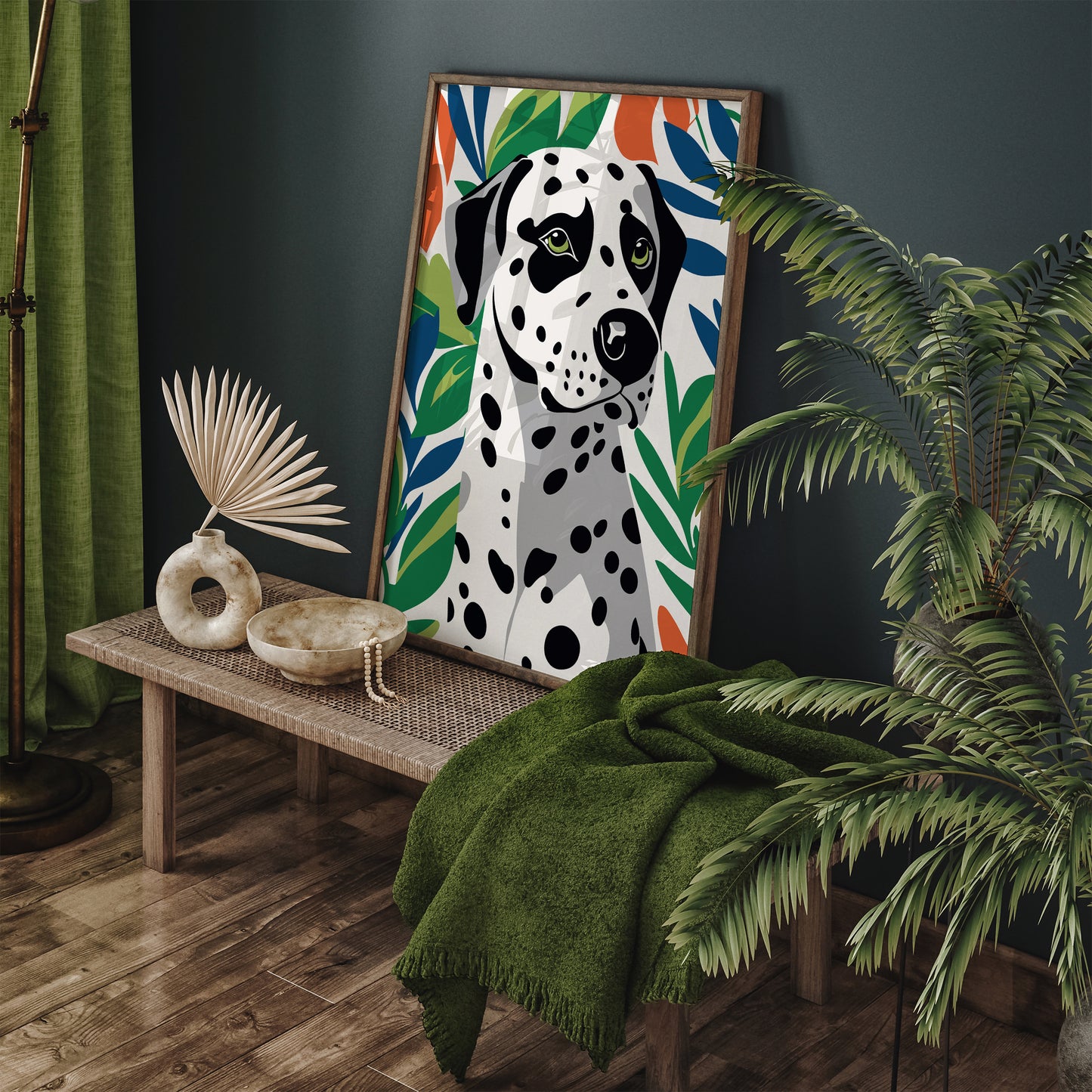 Dalmatian Dog Art Print Kids Room Wall Art