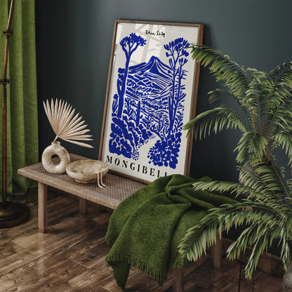 Mongibello Etna Sicily Poster