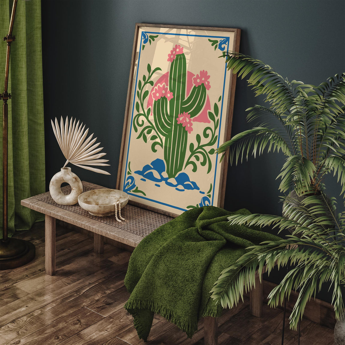 Saguaro Cactus Art Poster