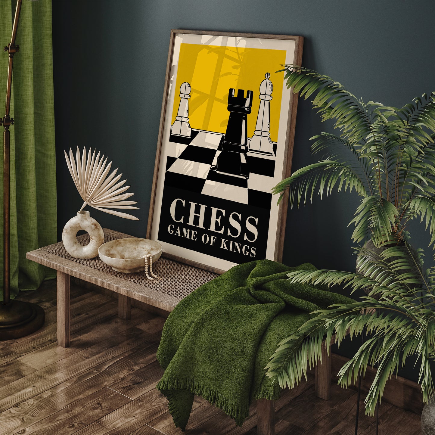 CHESS Game of Kings - Yellow Poster