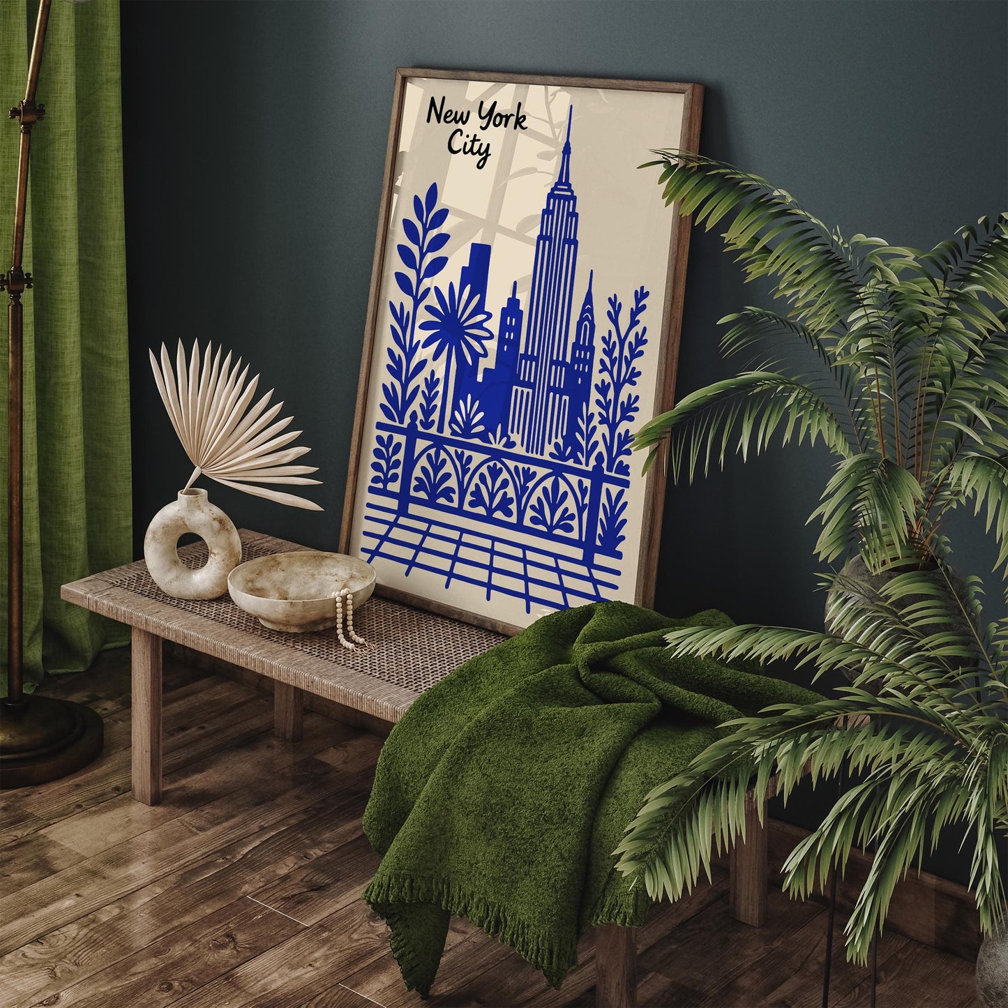 New York City Blue Poster