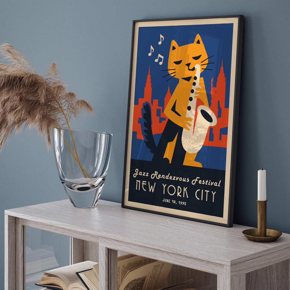 NYC Jazz Rendezvous Festival Art Poster