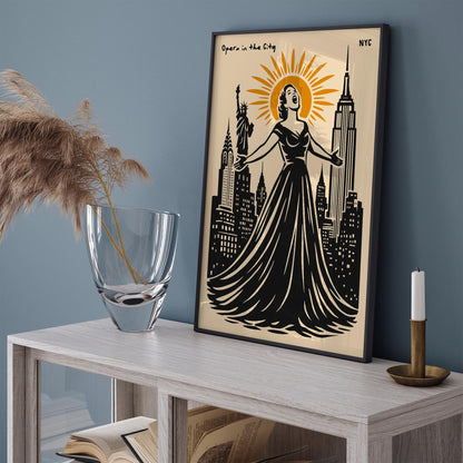 Opera in the City - Music Poster