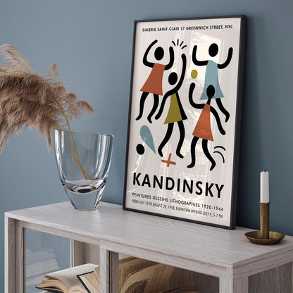 Kandinsky Exhibition Art Print