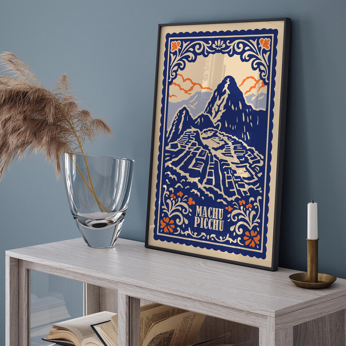 Machu Picchu Peru Travel Poster