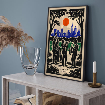 Central Park Jazz Session Poster