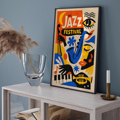 New York City Jazz Festival Art Poster