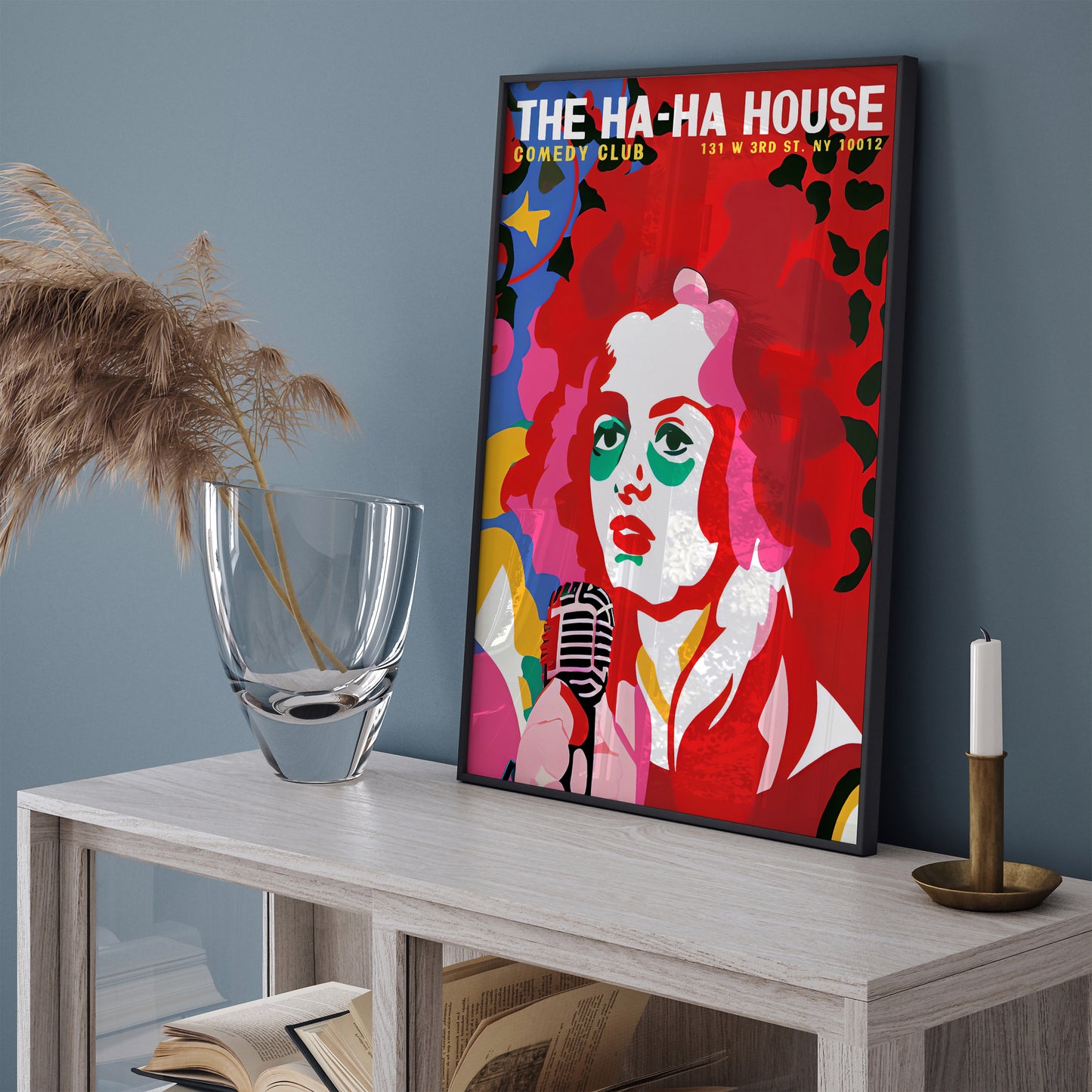 Retro COMEDY CLUB Poster Print