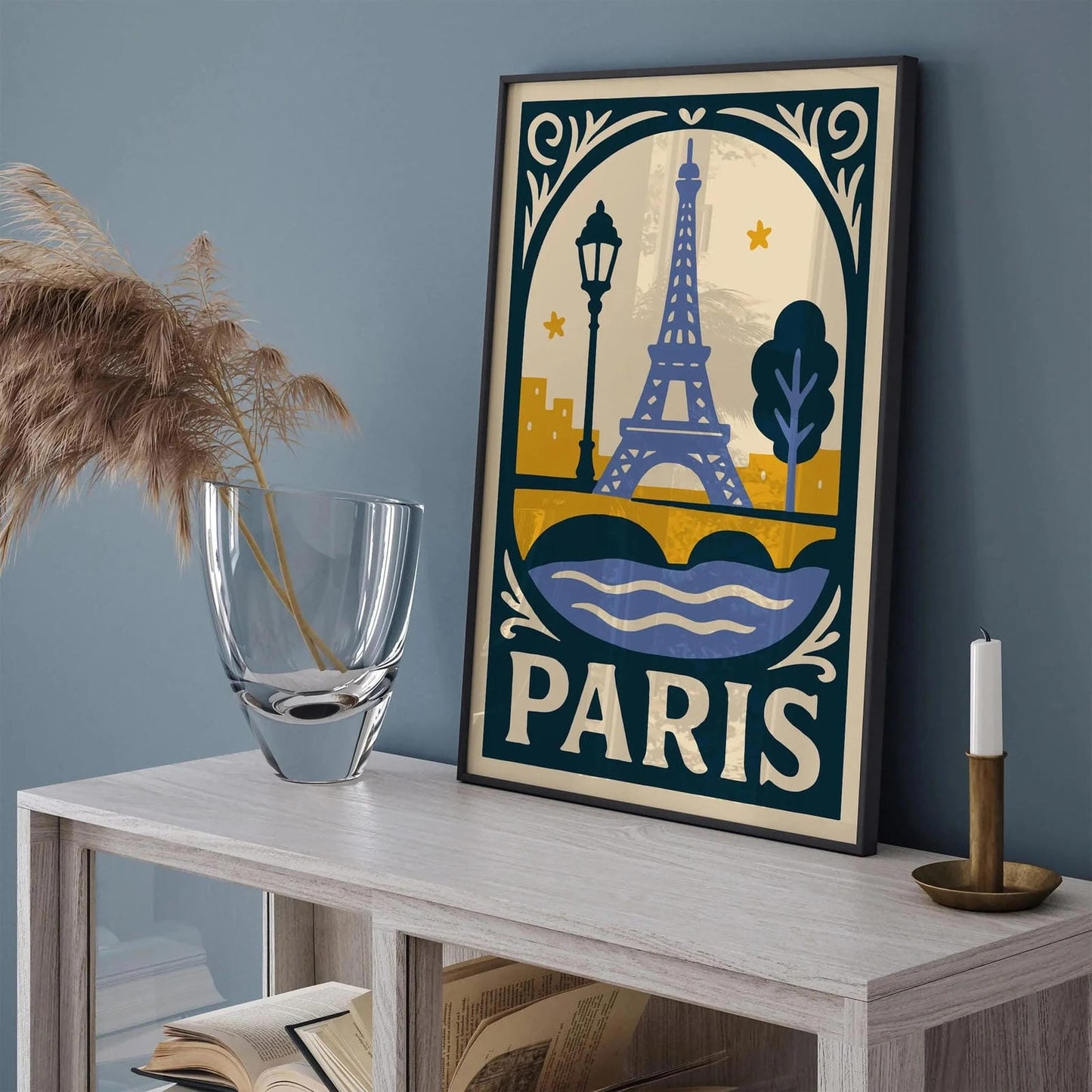 Paris Eiffel Tower Poster - Cityscape Wall Art
