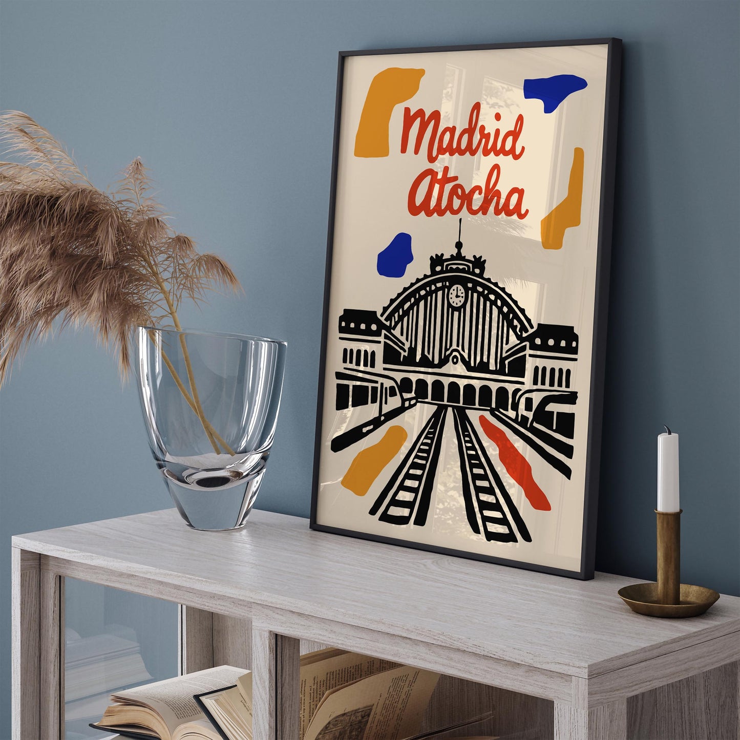 Madrid Atocha Railway Station Poster