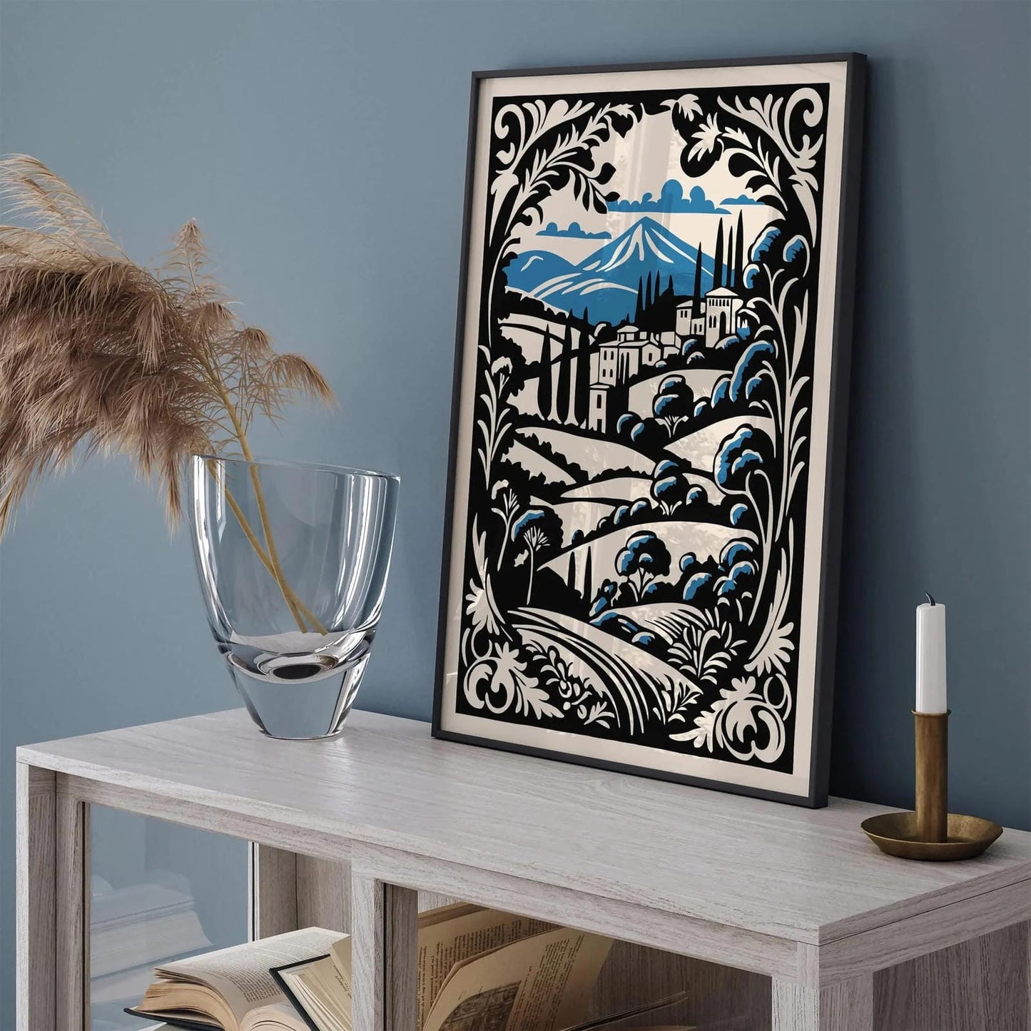 Italian Rococo Landscape Art Print