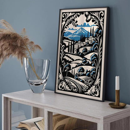 Italian Rococo Landscape Art Print