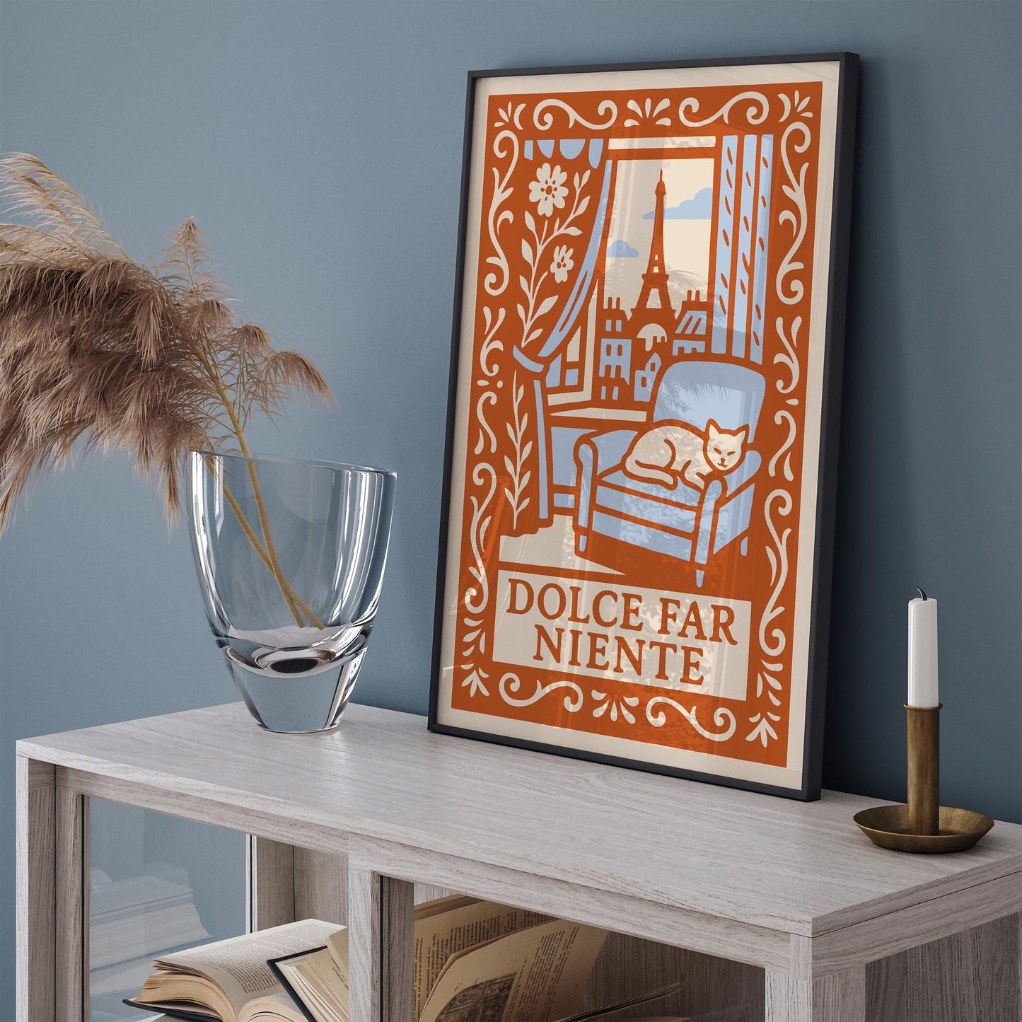 Dolce Far Niente in Paris Poster