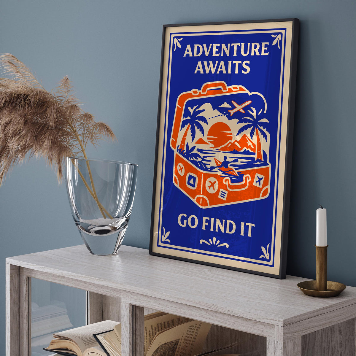 Adventure Awaits Go Find it Poster