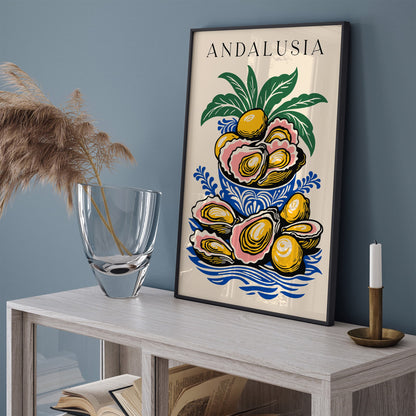 Andalusia Spain Oysters Poster