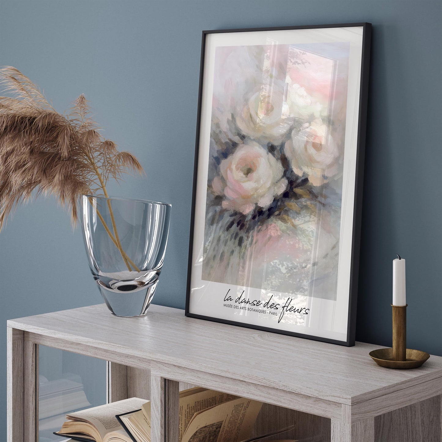 La Danse Des Fleurs Poster - Romantic Floral Home Decor