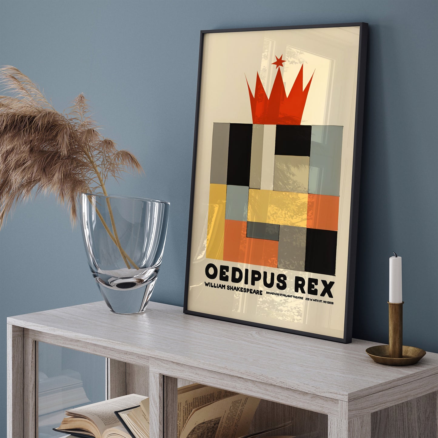 Shakespeare - Oedipus Rex - Theater Poster