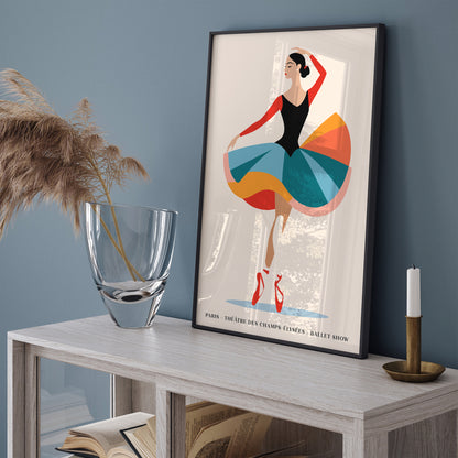Ballet Show Paris Art Print