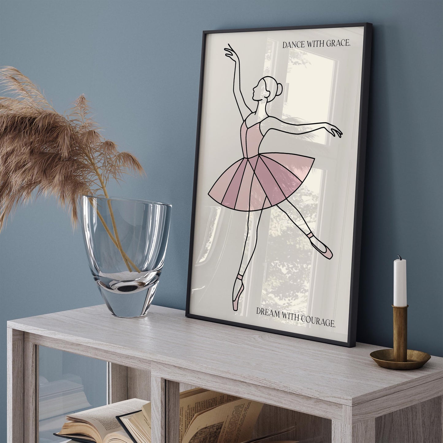 Ballet Wall Art - Inspirational Dance Quote Poster
