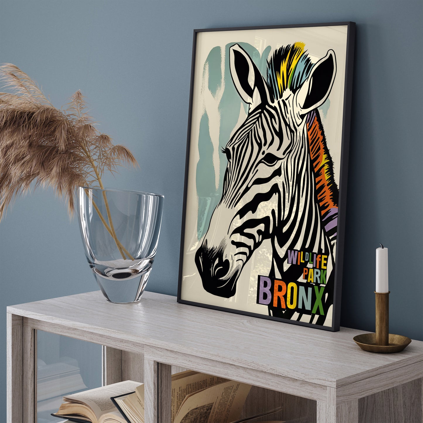 Wildlife Park Bronx Zebra Poster