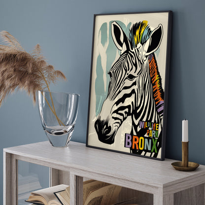 Wildlife Park Bronx Zebra Poster