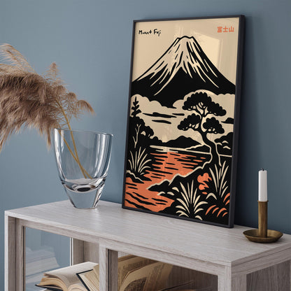 Mount Fuji Poster - Japan Landscape Wall Art