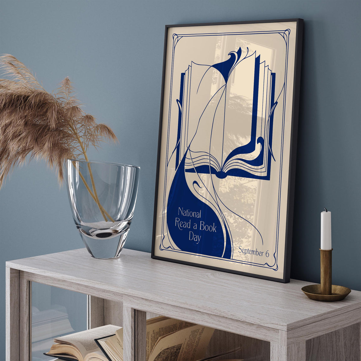 National Read a Book Day Poster