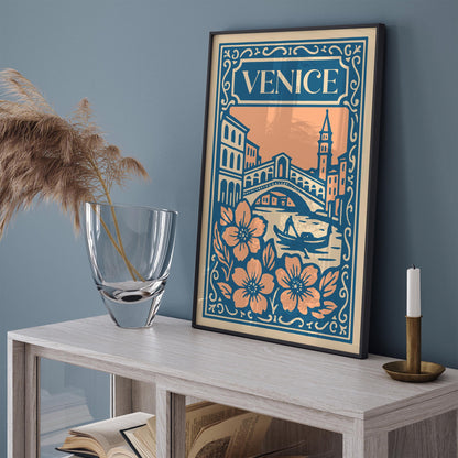 Venice Italy Travel Poster