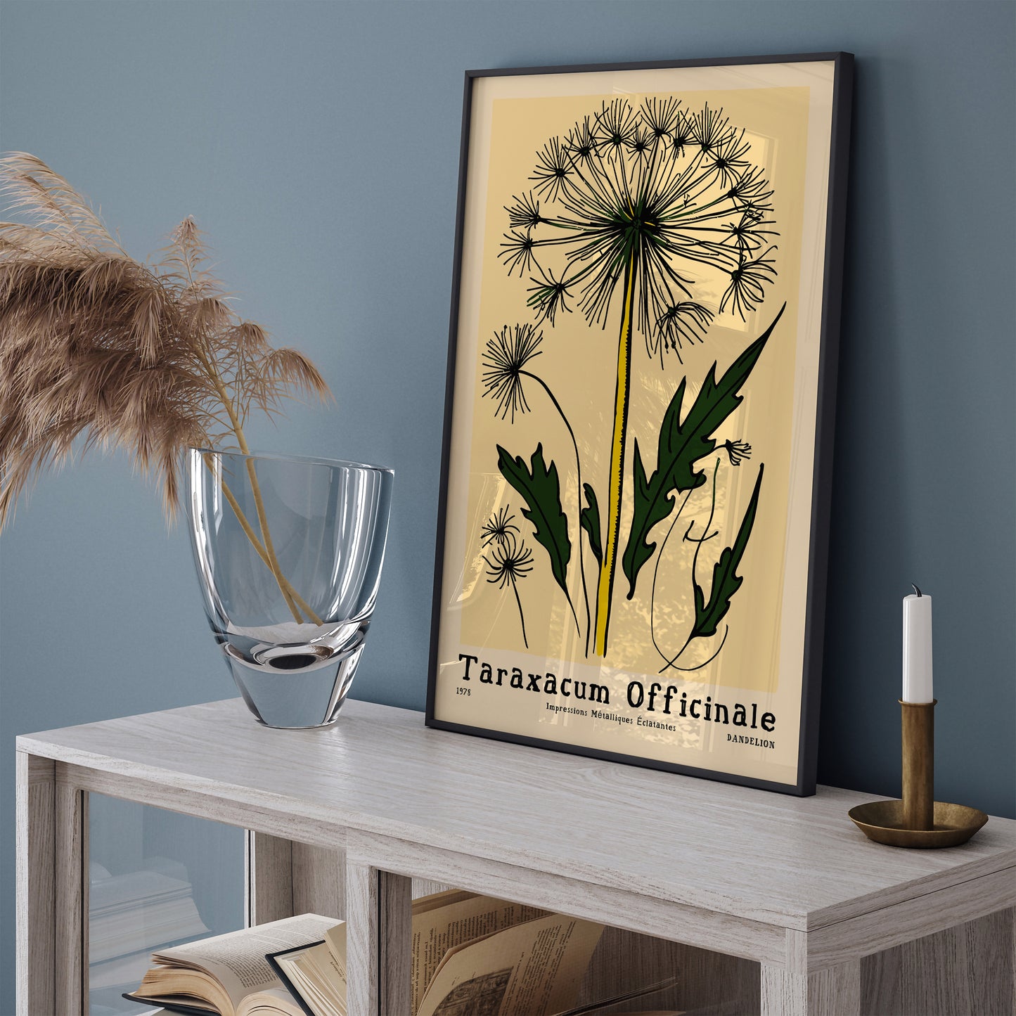 Dancelion - Retro Botanical Art Prints