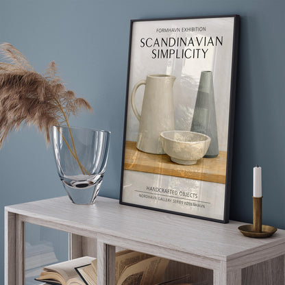Scandinavian Simplicity Exhibition Poster