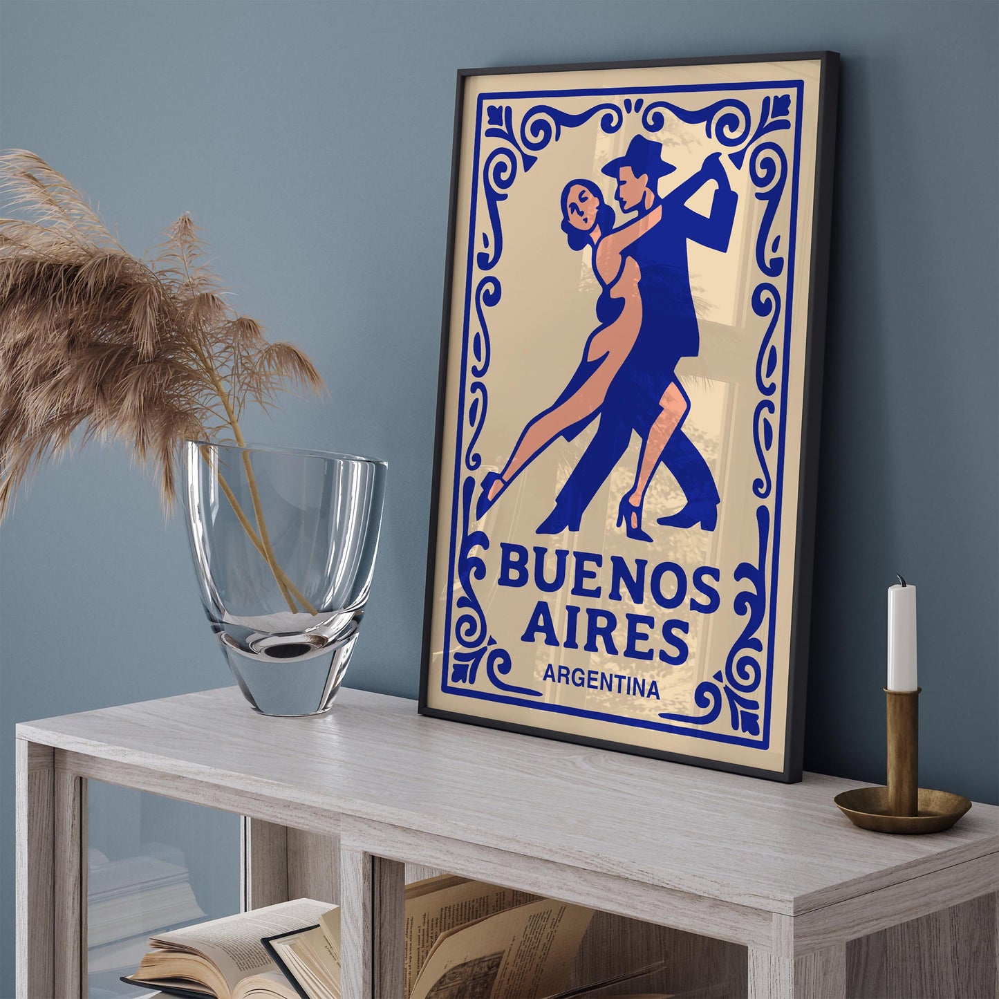 Buenos Aires Argentina Poster - Tango Dancers Wall Art