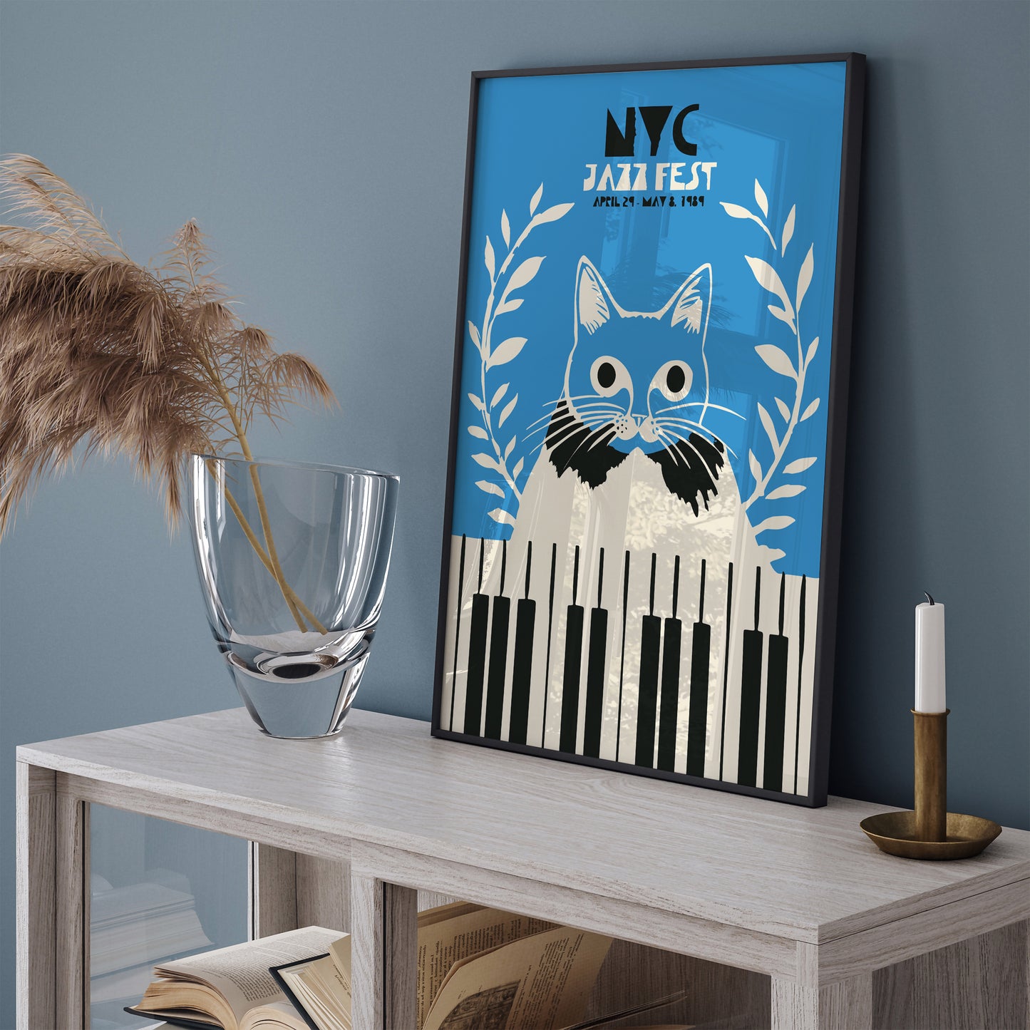 NYC Jazz Fest Retro Music Poster