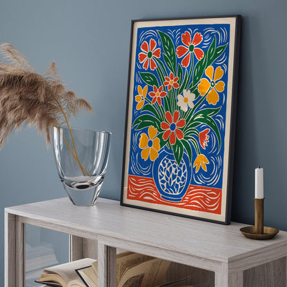 Colorful Bouquet of Flowers Poster