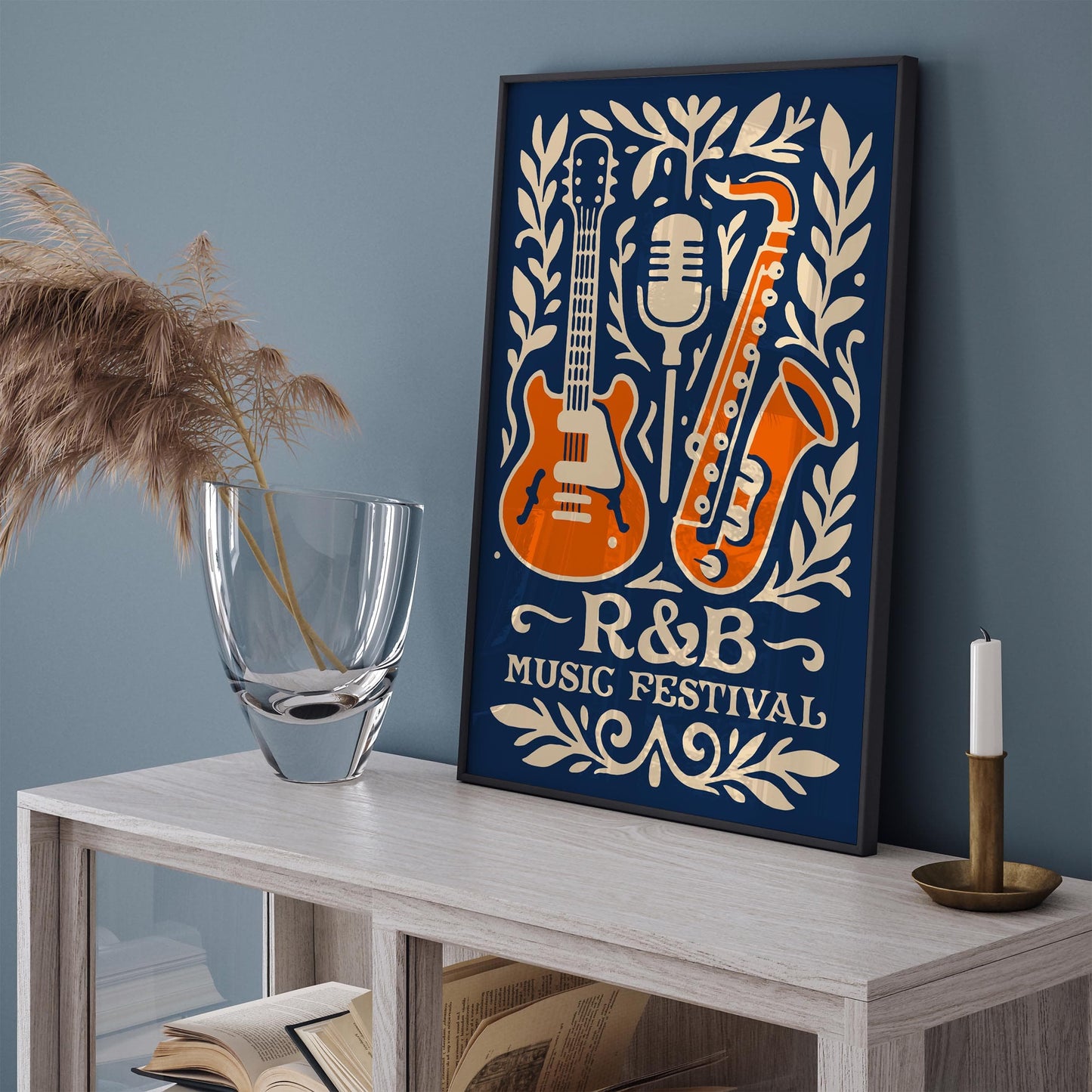 R&B Music Festival Poster