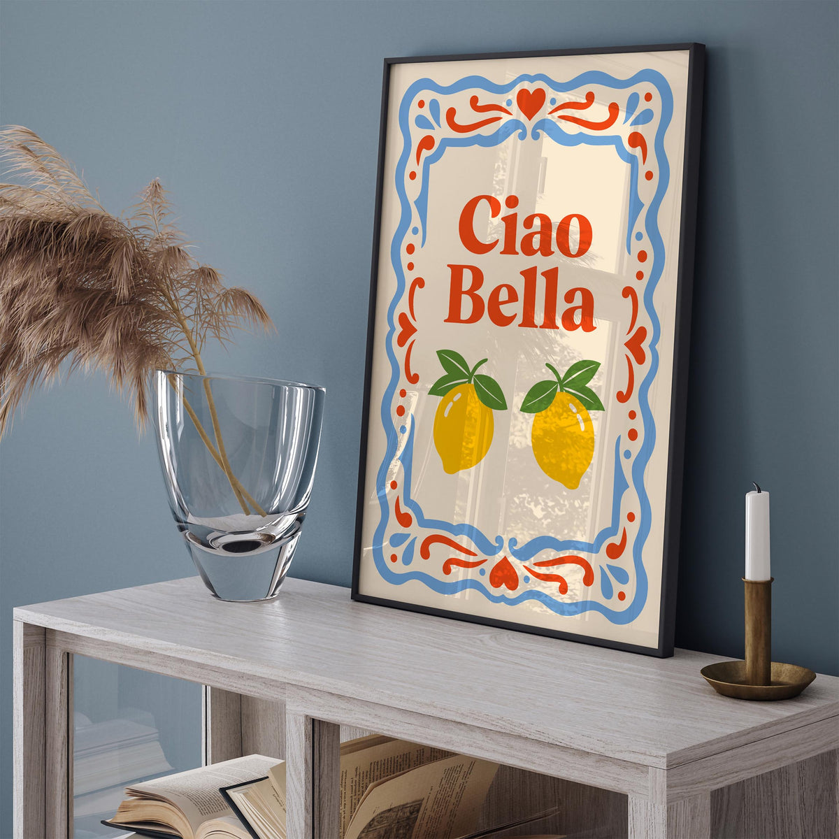 Ciao Bella Italian Quote Poster
