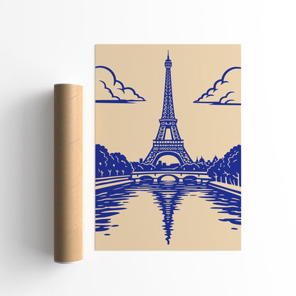 Eiffel Tower Poster 2026