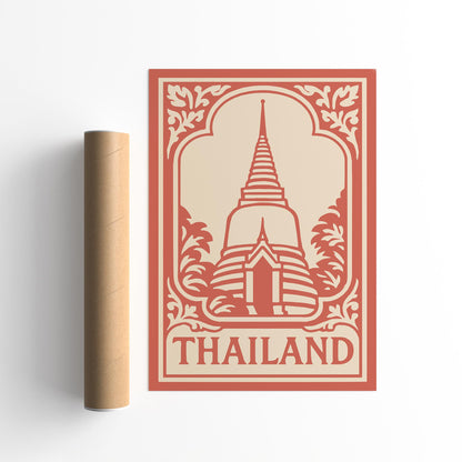 Thailand Travel Poster