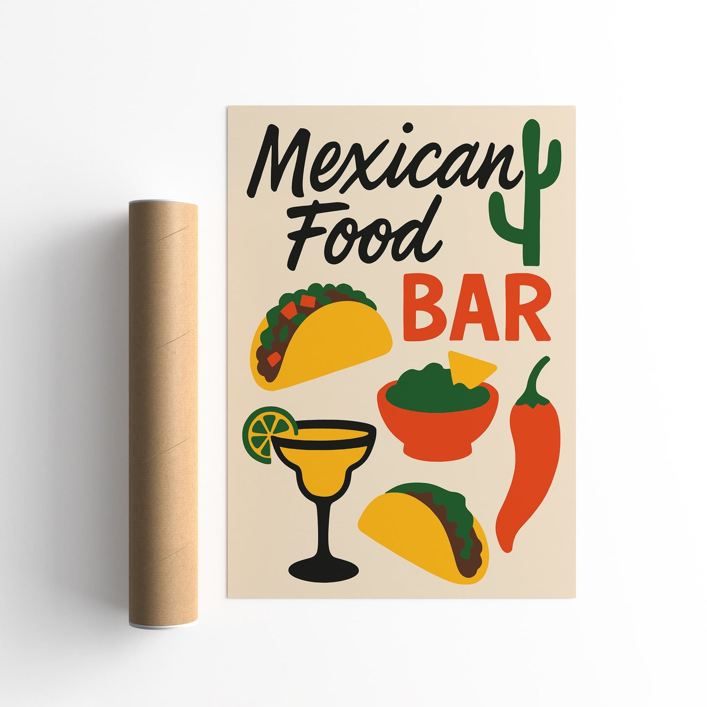 Mexican Food Bar Poster