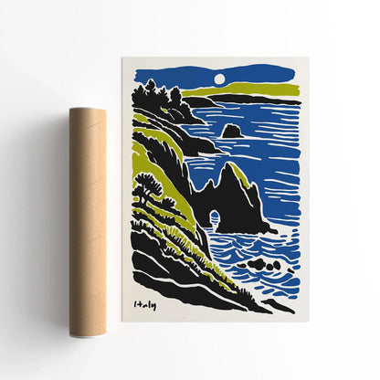 Italy Landscape Poster 2025